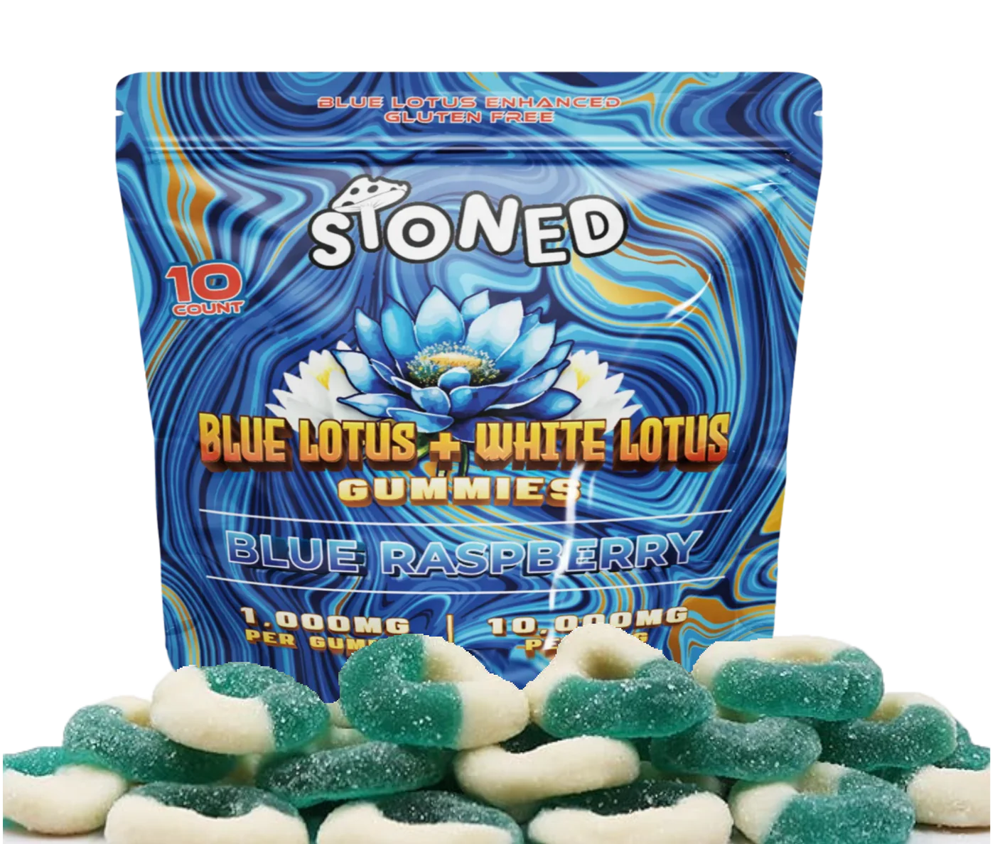 Blue Lotus Raspberry Gummies